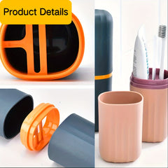 Travel Washing Cup Toothbrush Toothpaste Storage Box Dental Box Organizer