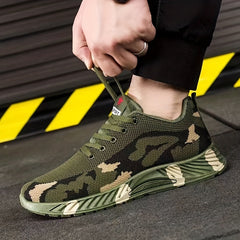 Men's Camo Lightweight Casual Shoes Non Slip Sneakers