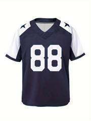 Boys Breathable Rugby Jersey Athletic Competition Shirt
