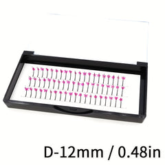 UV Fluorescent Pink Sequin False Eyelashes Masquerade Party Makeup