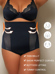 Mesh High Waisted Shapewear Panty