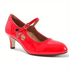 Women's Hollow Out Pumps Ankle Strap Shoes