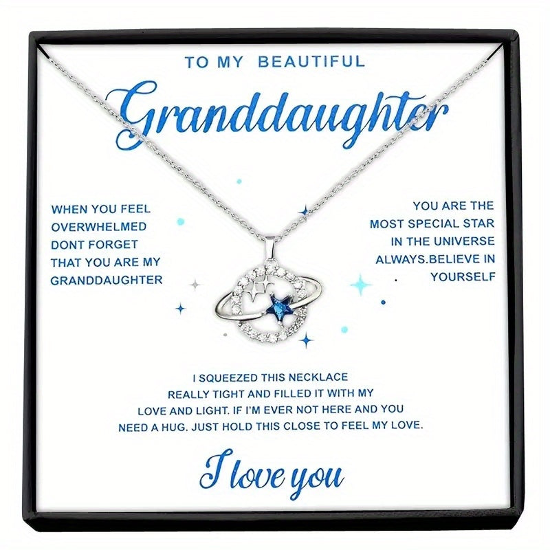 Faux Diamond Pendant Necklace for Girls