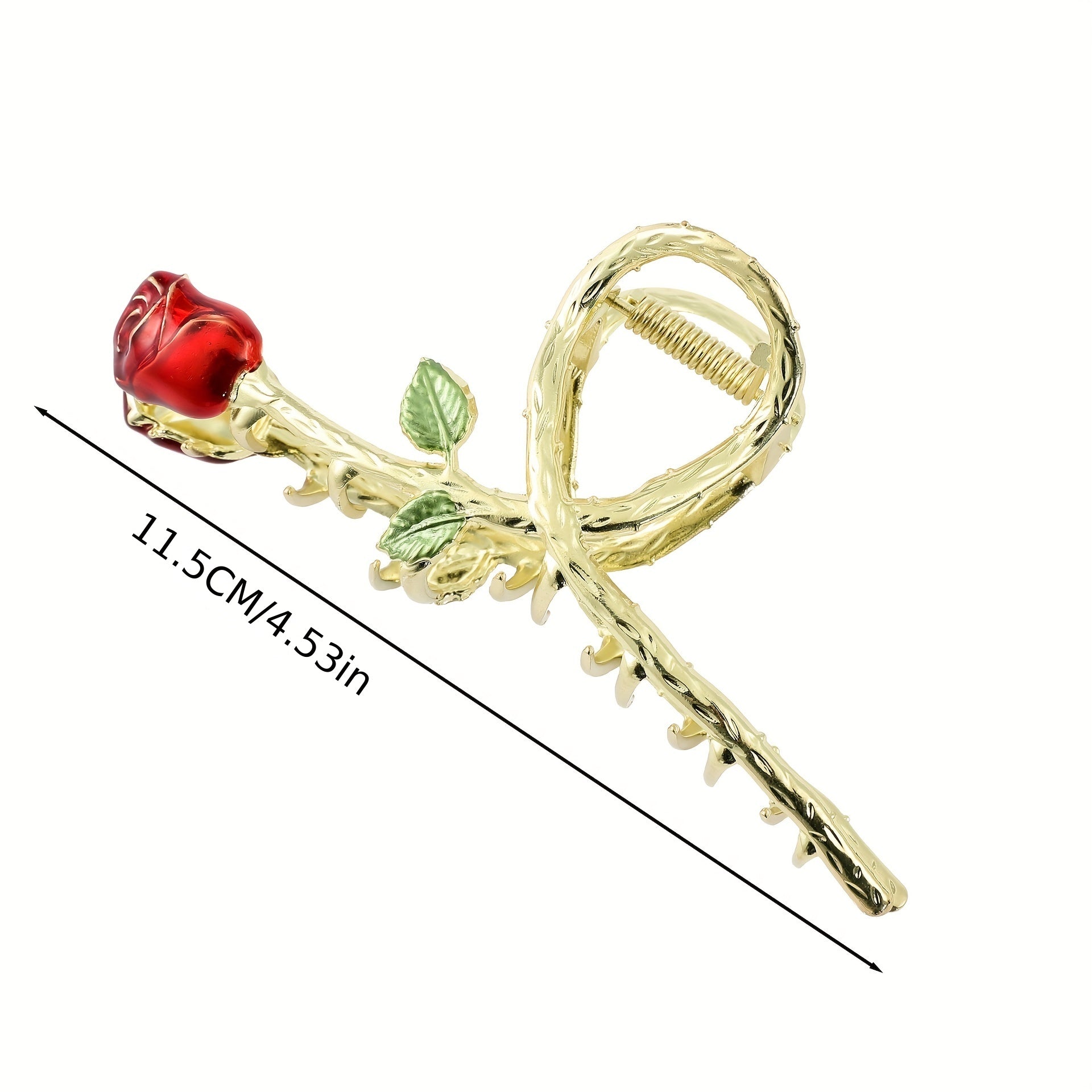 Rose Lily Flower Hair Claw Clip Non-slip Party Decor