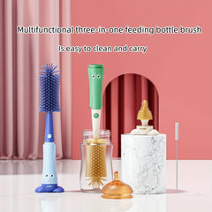 3-in-1 Baby Bottle Brush Set