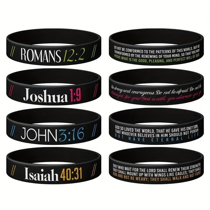 Christian Inspirational Wristband Bible Bracelet Unisex