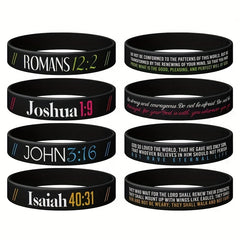 Christian Inspirational Wristband Bible Bracelet Unisex