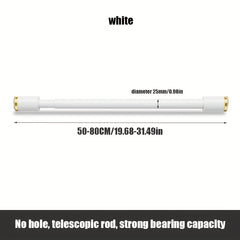 Telescopic Curtain Rod Multifunctional Shower Bathroom Accessories