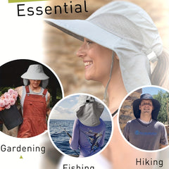 Wide Brim Sun Hat UV Protection Waterproof Boonie Hat