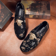Men's Lightweight Comfortable Loafer Shoes Wear-resistant Non Slip Casual Shoes