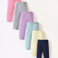 6pcs Baby Pants Solid Anti-mosquito Bottoming