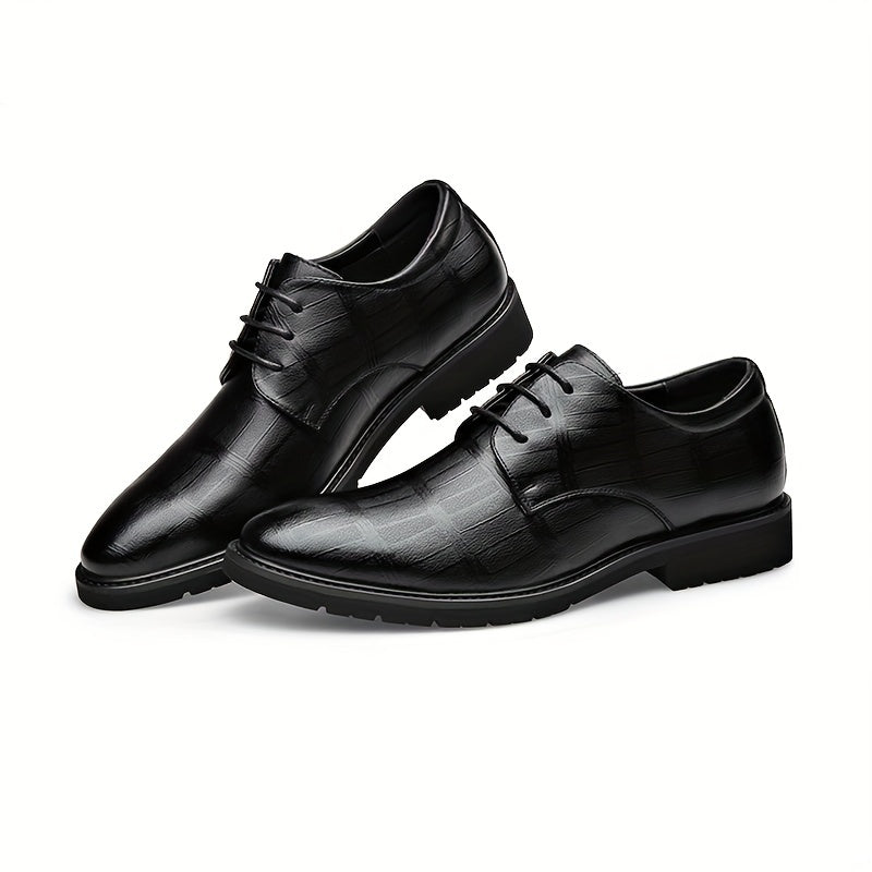 Men's PU Leather Oxford Shoes Formal Dress Shoes For Wedding Business