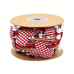 1pc Love Bead Chain Flower Packaging Ribbon Wedding Decorative Ribbon