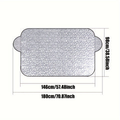 Car Windshield Pad Sunshade Frostproof Aluminum Plated Front Windshield