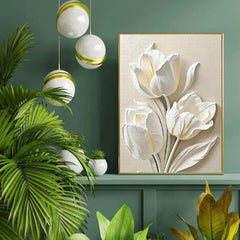 3D Relief Tulip Puzzle Large Frameless Cardboard Jigsaw for Adults