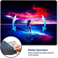 3D Fantasy Universe Planet Mouse Pad
