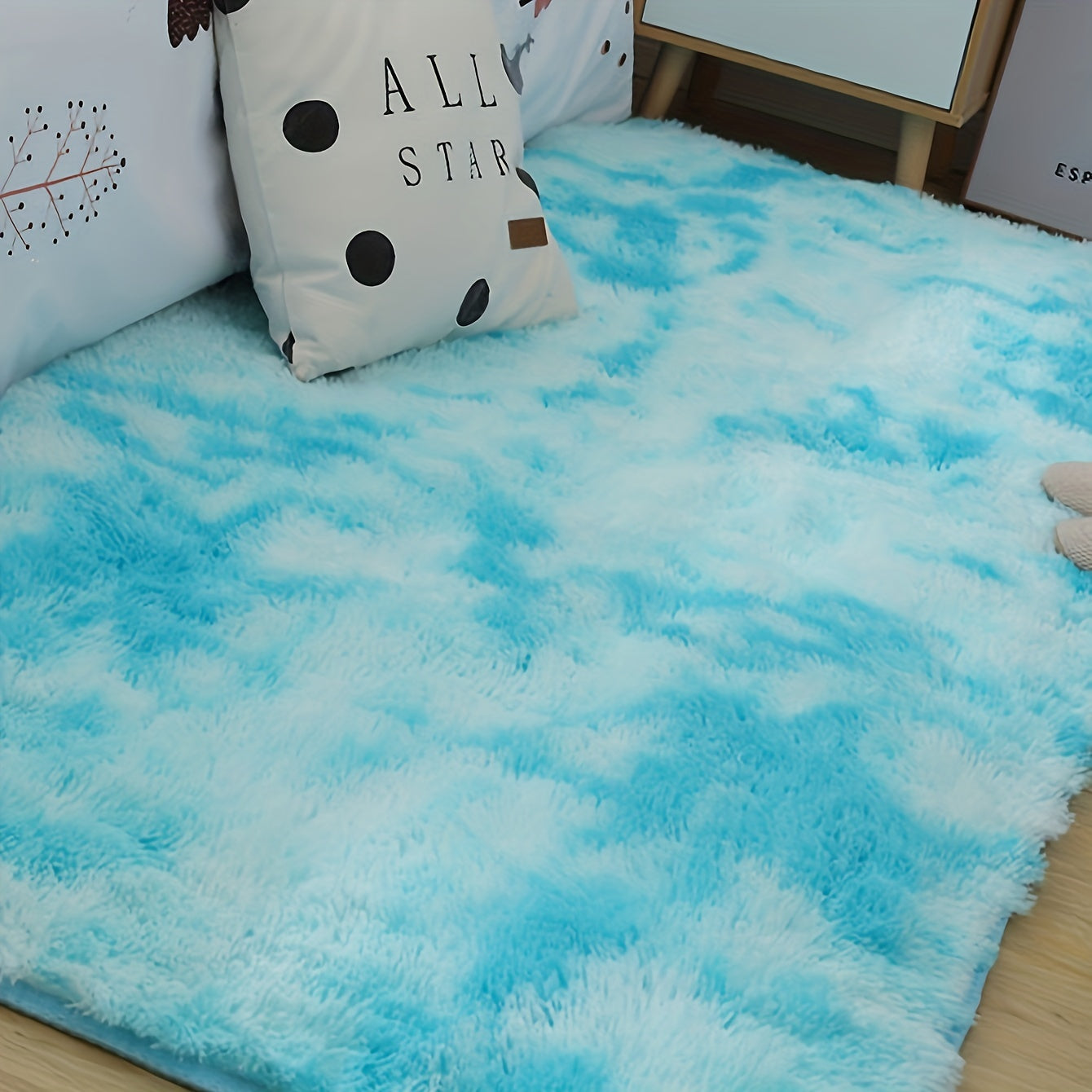Shaggy Rug Fluffy Floor Mat Plush Area Rug Soft Area Rug Mat