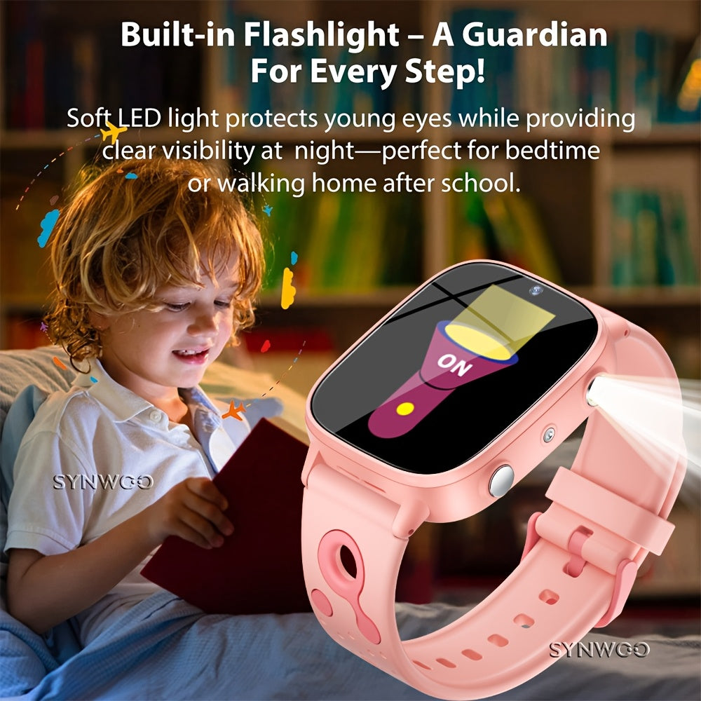 Synwoo Kids Smart Watch Bracelet-No APP-500mAh Pedometer-26 Games-Camera-Video
