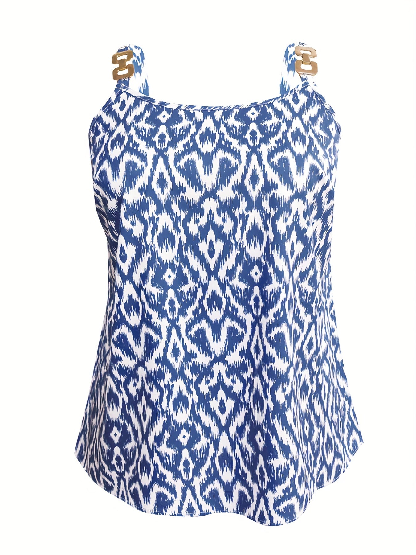 Paisley Print Tank Top & Pants Boho Outfit Set