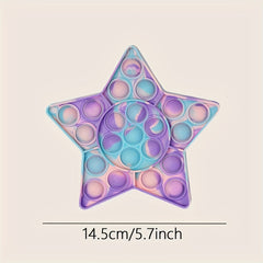 Silicone Pentagram Decompression Toy