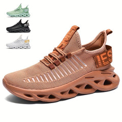 Men's Blade Slip-on Sneakers Shoelaces Odor-Resistant Athletic Shoes
