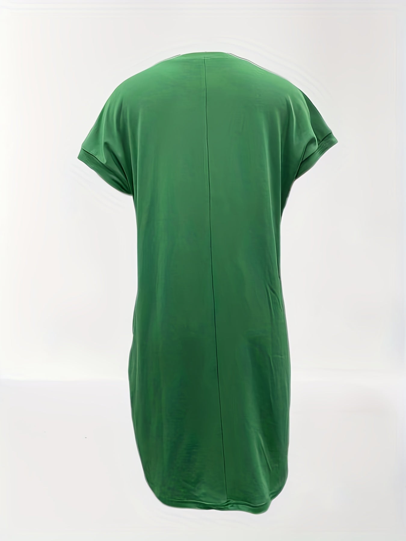 Short Sleeve Crew Neck Dress for Women