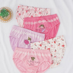 Girls Ballet Princess Shortie Brief Underwear Set