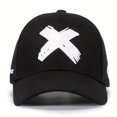 Men's Curved X Baseball Cap Spring Autumn Summer Style Hat