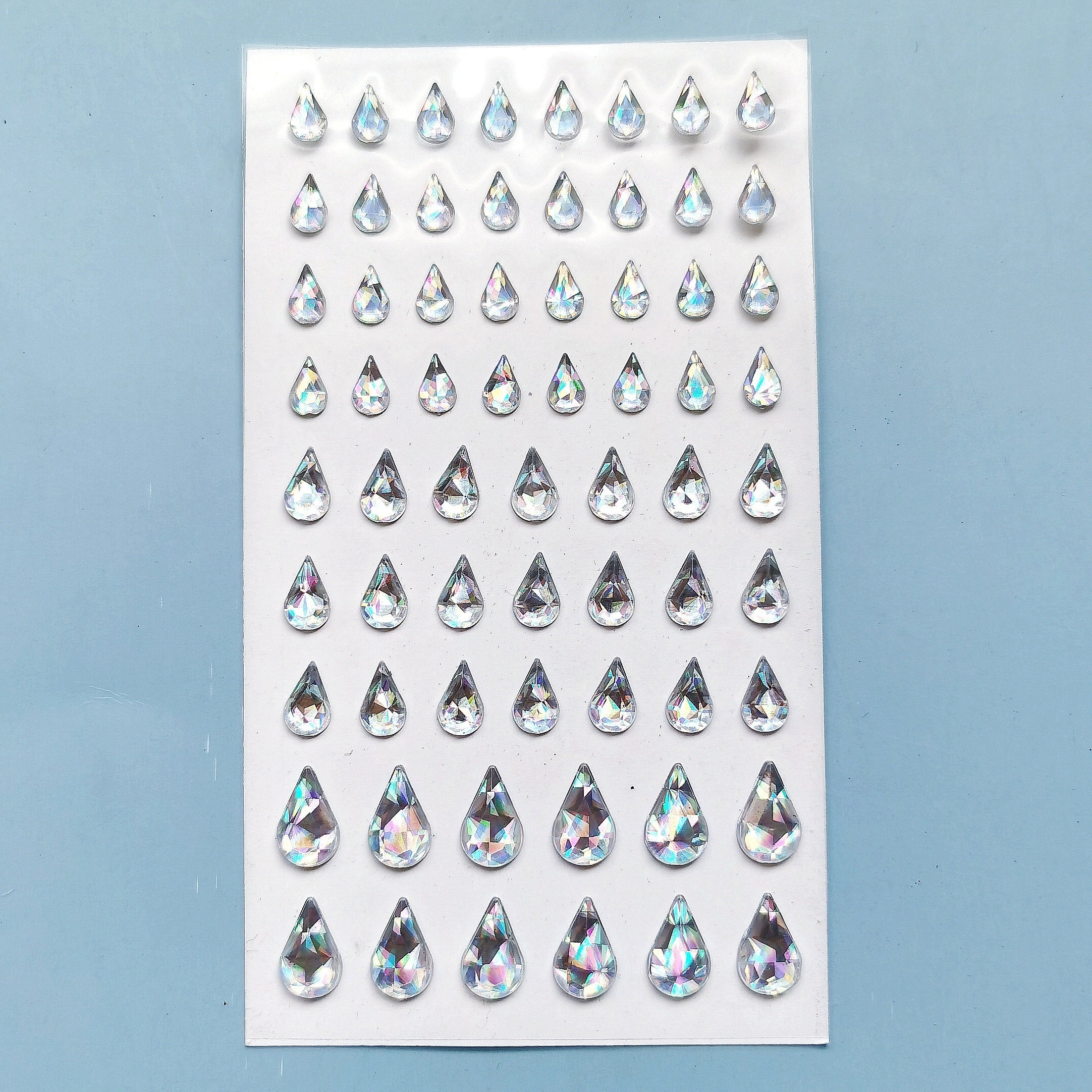 Glitter Teardrop Makeup Stickers 5 Pack