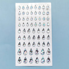 Glitter Teardrop Makeup Stickers 5 Pack