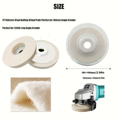 Wool Polishing Wheel for Mirror Buffing and Grinding