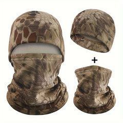 Winter Split Warm Headgear Camo Balaklava Hat