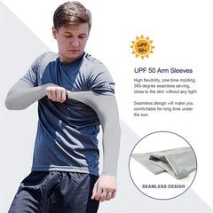 Sun Protection Arm Sleeves Men Women Cooling Moisture Wicking Sports Sle