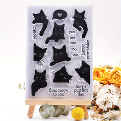 Cat Transparent Silicone Stamp