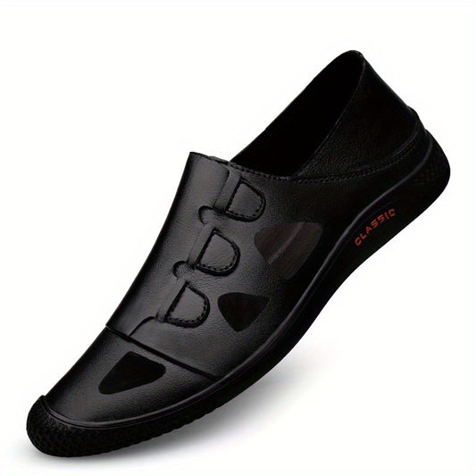 Men's Cut Out Slip On Loafers Casual Walking Shoes