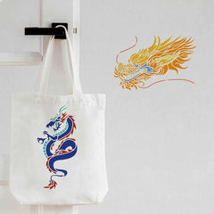 Dragon Pattern Stencils Template Set for Drawing and Painting - Craft Supplies