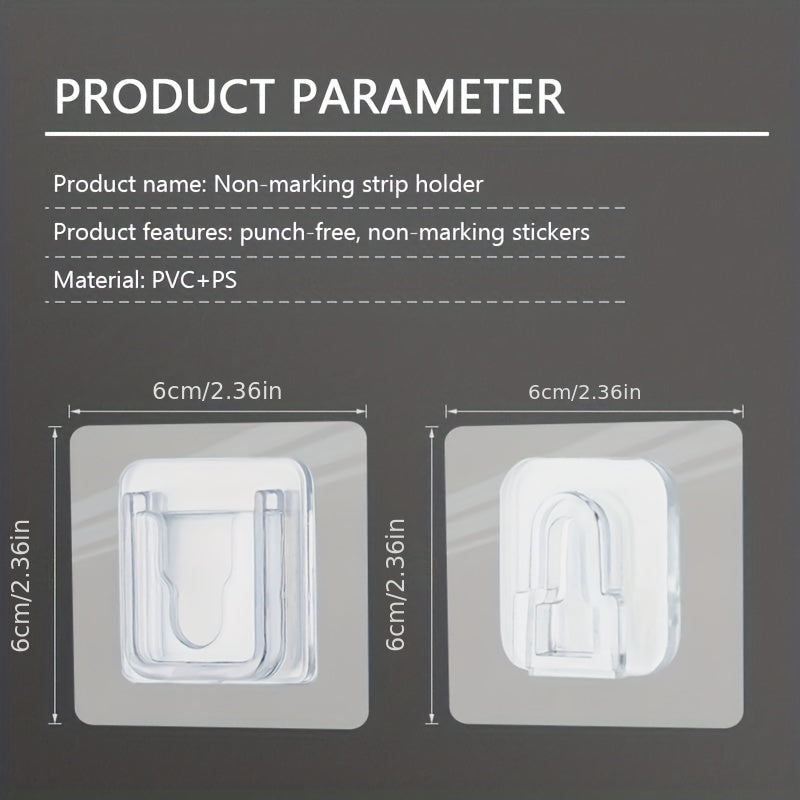 Automatic Wall Hook Sticker Front And Back Sticker Hanger