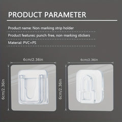 Automatic Wall Hook Sticker Front And Back Sticker Hanger