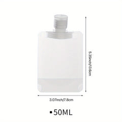 5 Pcs Travel Storage Pouch Lightweight Shampoo Container