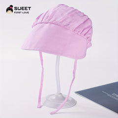 Kids Drawstring Foldable Sun Hat Lightweight Visor Cap