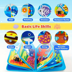 Busy Book for Toddlers 1-3 Year Olds Sensory Toys Quiet Activity Book Learning F