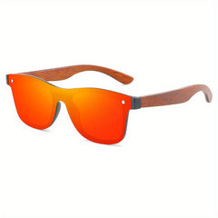 Men's Wooden Polarized Sunglasses UV Protection