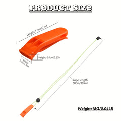 5pcs Sports Emergency Whistle Plastic Survival Whistle