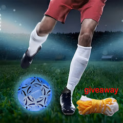 Glow Soccer Ball Reflective Soccer Ball For Night Games And Training Football
