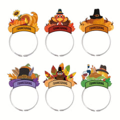 Thanksgiving Headband Cartoon Turkey Drumstick Hair Band Costume Accessories