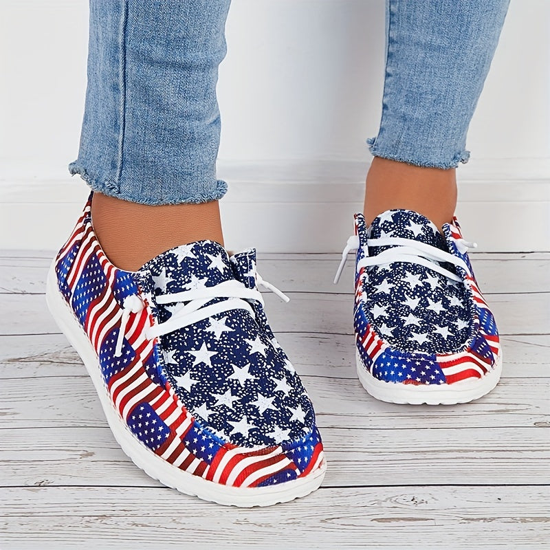 Women's Star Comfort Canvas Shoes Lightweight Low Sports Shoes