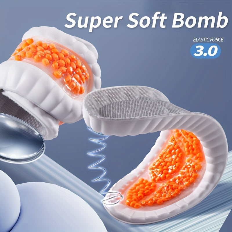 Air Cushion TPU Sports Insoles High Elastic Running Pads