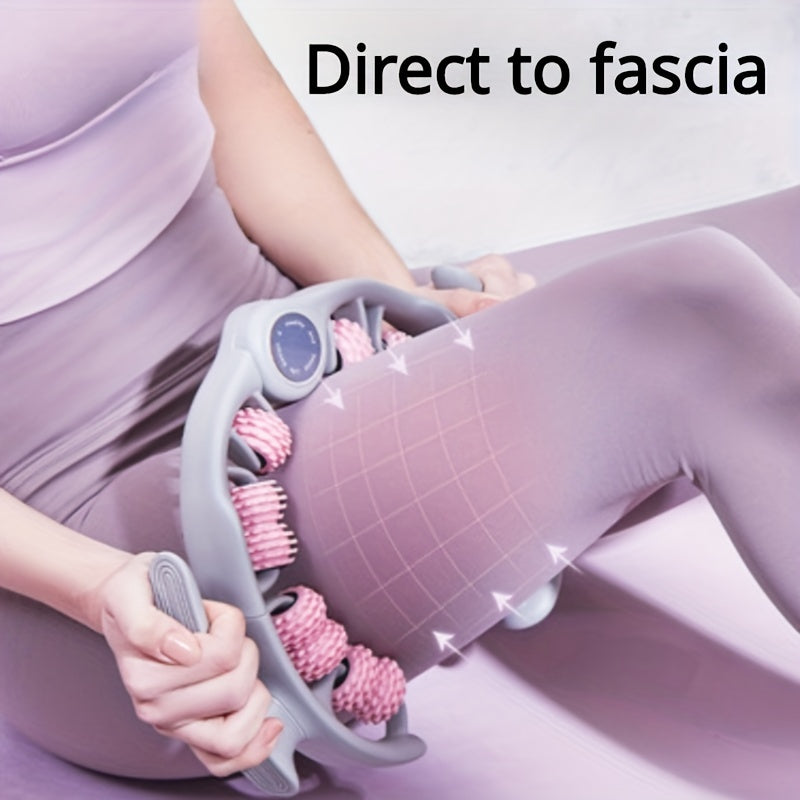 Yoga Fitness Roller With Leg Clamp Roller Massager