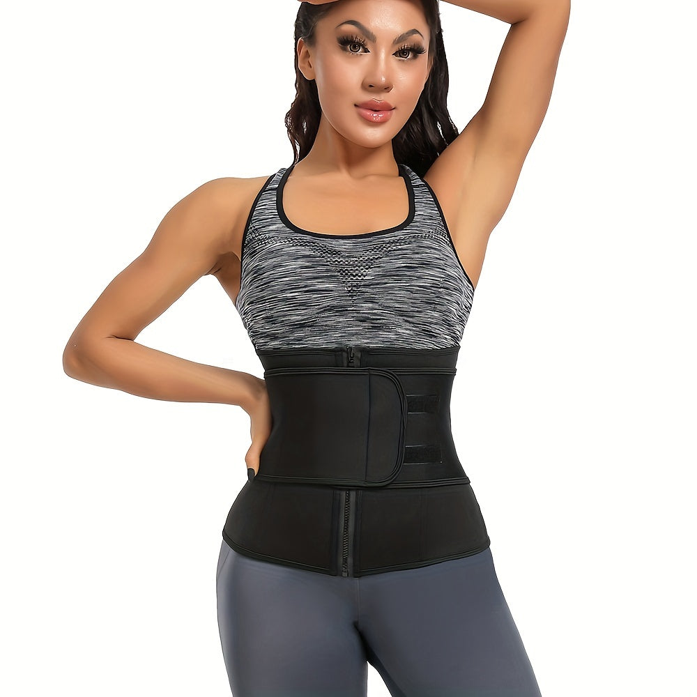 Neoprene Sweat Waist Belt Double Layer Abdominal Waist Trainer