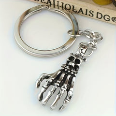 Skull Palm Keychain Keyring Halloween Gift Men Women